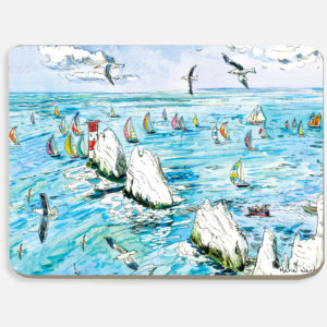 274 the needles, isle of wight, IOW, round the island yacht race, placemat