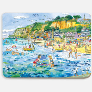 placemat, shanklin, isle of wight, IOW, seaside, swimming in the sea