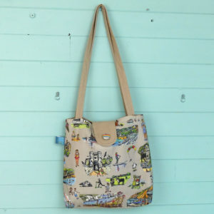 Isle of wight over the shoulder bag with lots of scenes on