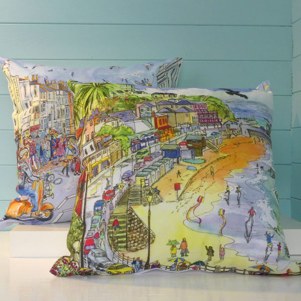 two isle of wight cushions
