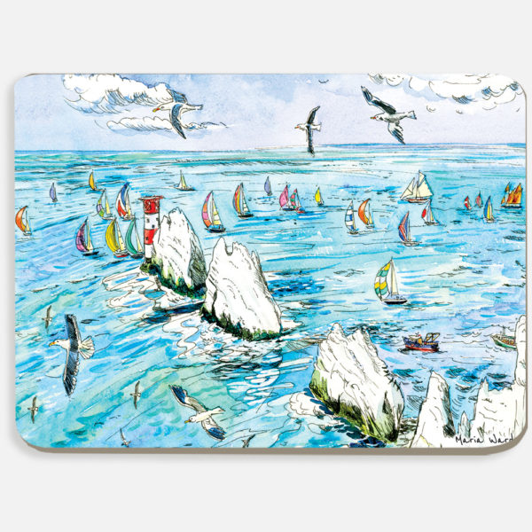274 the needles, isle of wight, IOW, round the island yacht race, placemat