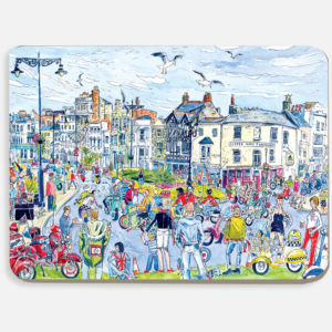 ryde isle of wight, scooter rally, isle of wight scooter rally, union street, king lud. place mat ,330,